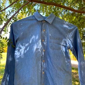 Blue denim long sleeve 🦋🦋🦋